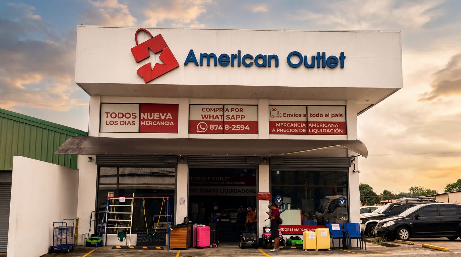 Fachada de American Outlet Florencia